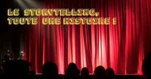 Aperçu de la diapo de début de la présentation sur le storytelling